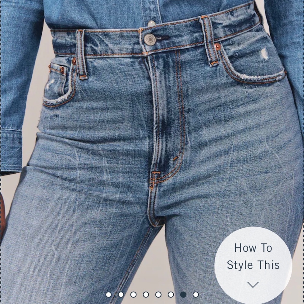 Abercrombie Curve Love High Rise Jeans 26L